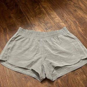 grey addidas shorts